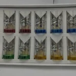 Tea Glasses decorated 12