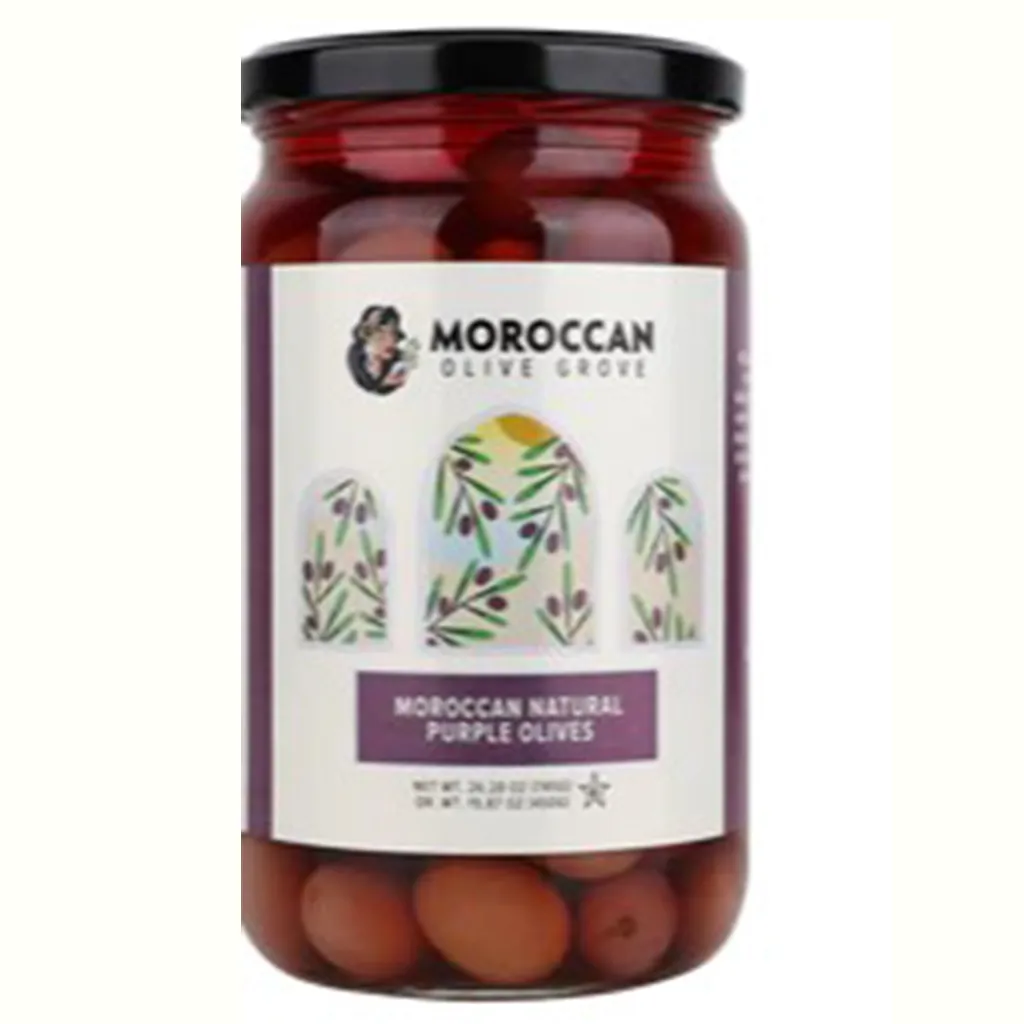 moroccan natural purple olives 26.28oz..webp Moroccan Natural purple olives 26.28oz - Image 1
