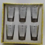 tea glasses sevam clear 6pcs