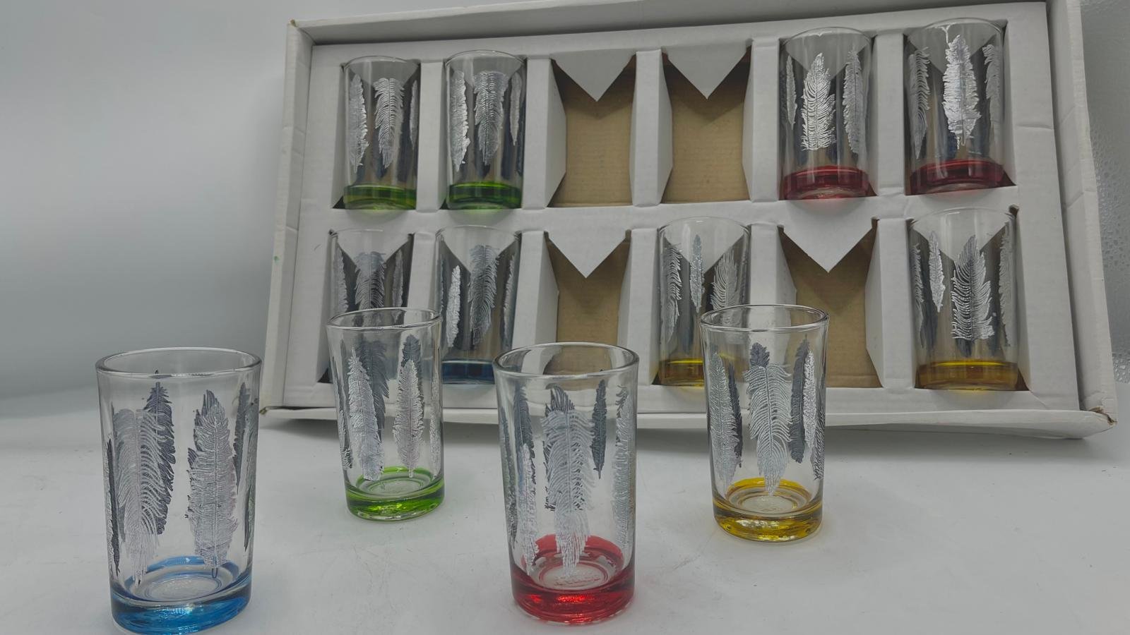 TEACUPS ZAMAN 12 PCS Leaf design - Image 1